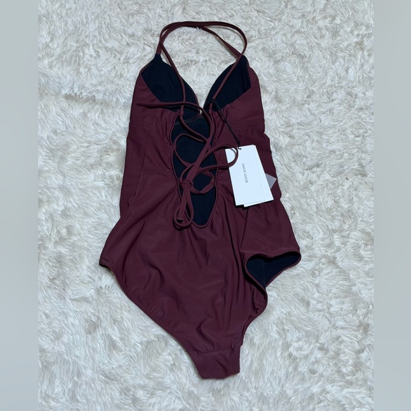 NWT Bondi Born Keira One Piece Swimsuit in Plum - Size 6 - Picture 2 of 6